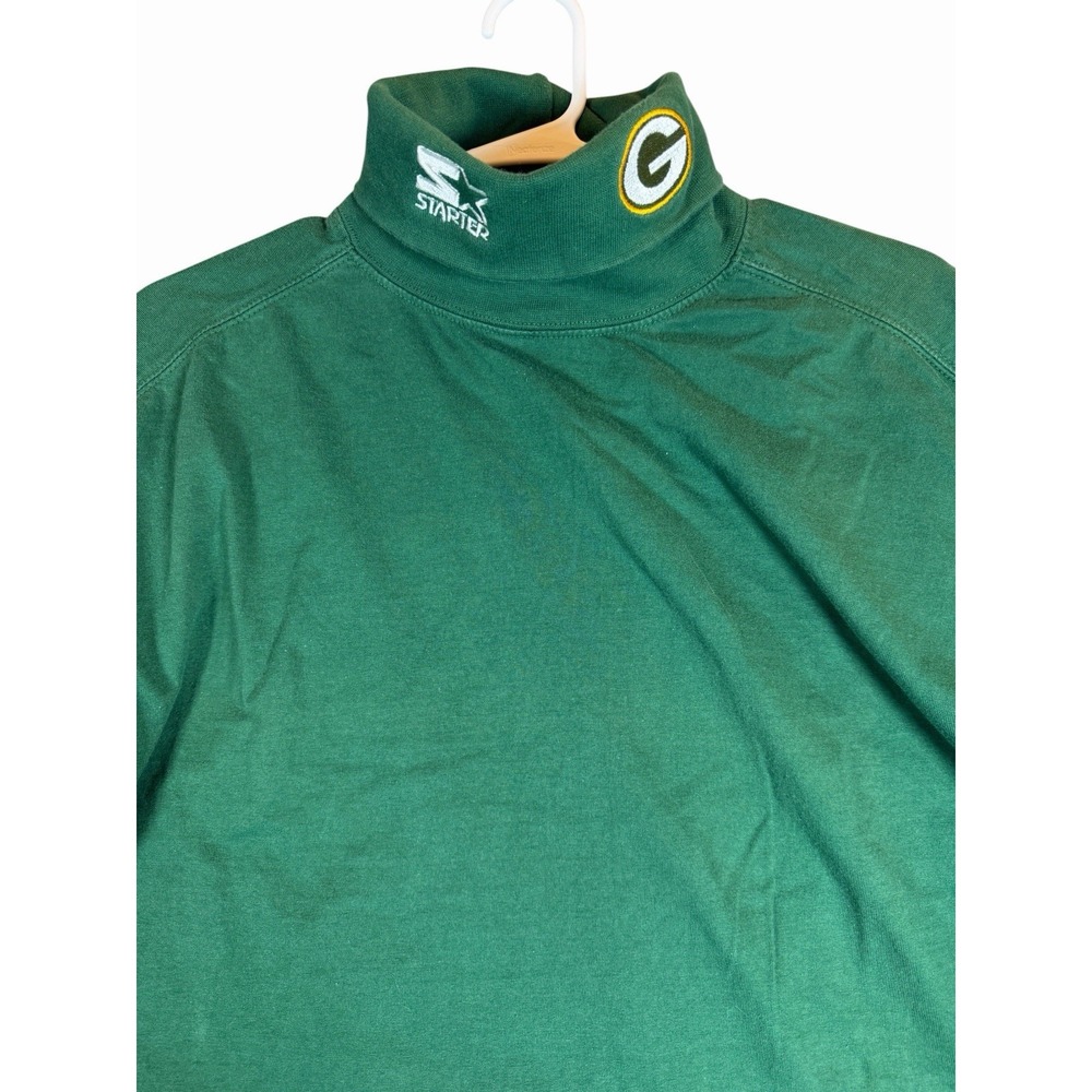 Vintage 90s Green Bay Packers Starter NFL Pro Line Turtleneck Shirt Men's L USA